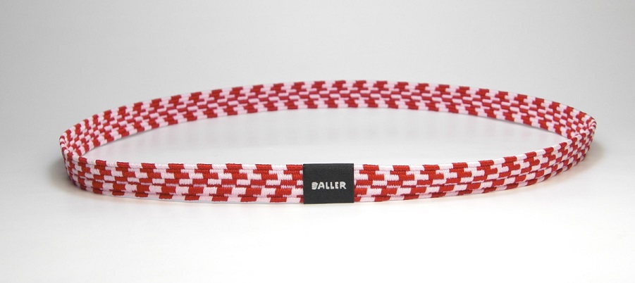 BALLER HAIRBAND WIDE RED-B PINK