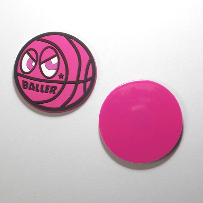 baller basketballer chan magnet pink