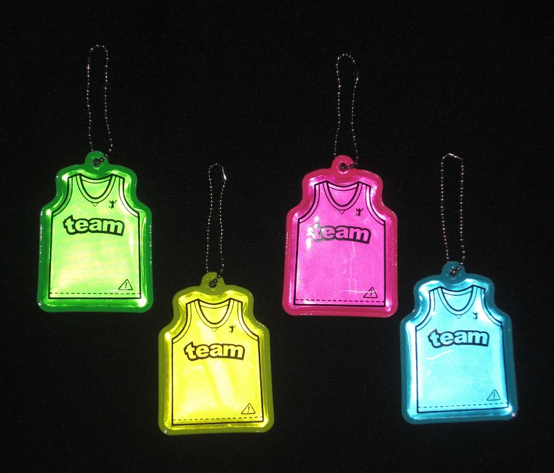 baller basketball jersey reflector  keychain