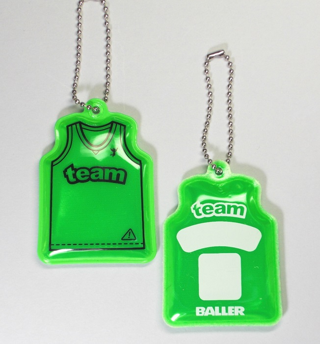 baller basketball jersey reflector keychain キーホルダー