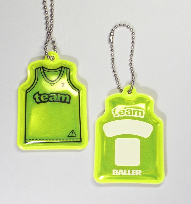 baller basketball jersey reflector keychain キーホルダー