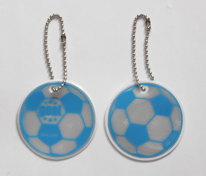 Football reflector Key Chain  Soccer 