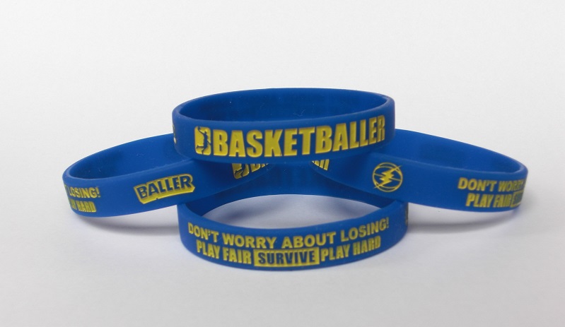 baller silicone band basketballer royal