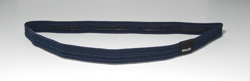 BALLER WIDE HAIR BAND SILICONE NAVY