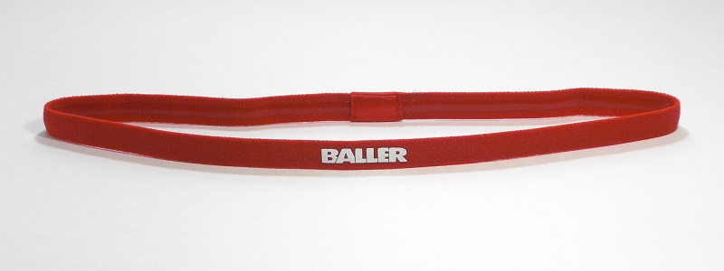 BALLER HAIR BAND NYLON RED