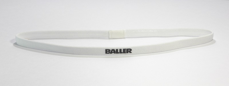 BALLER HAIR BAND NYLON WHITE