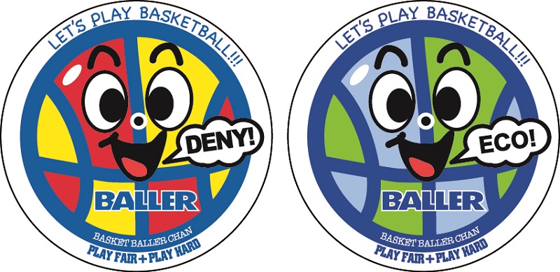 basket baller chan sticker　ステッカー